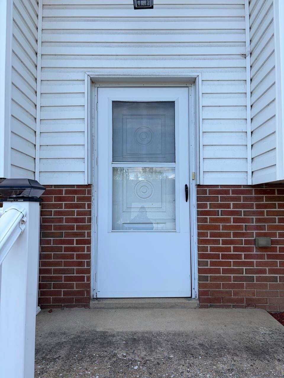 Old door before replacement