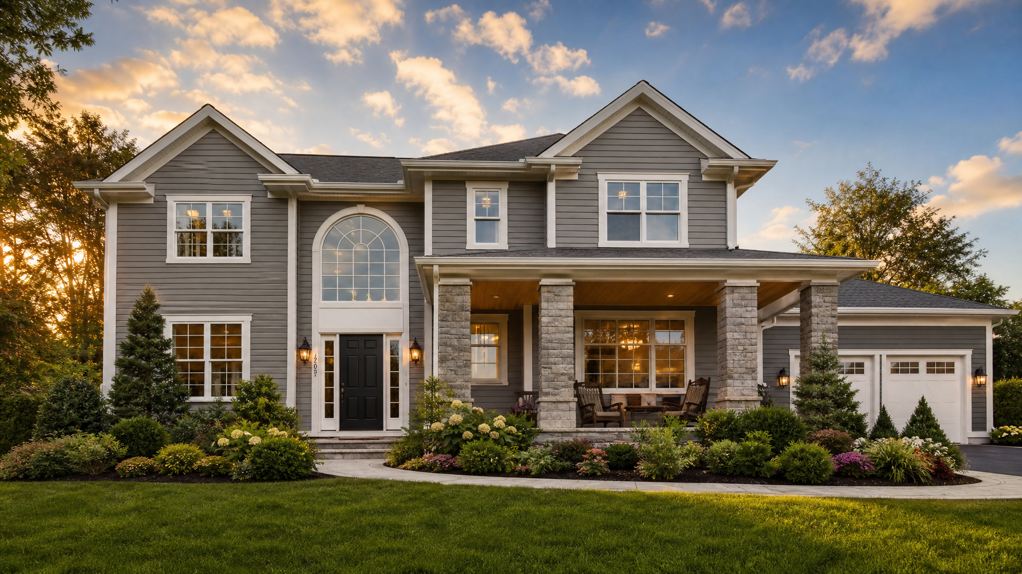Beautiful home with new windows installed by IAN Services
